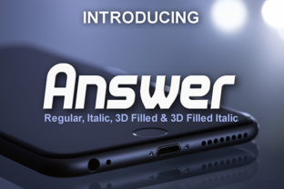 Answer: A Bold Geometric Font for Modern Design