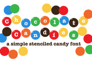 Chocolate Candies Font: A Sweet Way to Add Personality to Your Designs