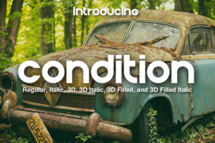 Condition: A Bold Display Font for Creative Expression