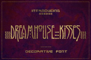 Dreamhouse Kissies: A Bold and Stylish Font for Creative Expression