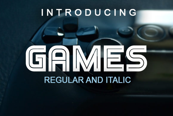 Games: A Versatile Font for Branding and Creative Projects