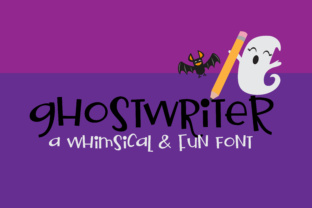 Ghostwriter: A Whimsical Font for Spooky and Playful Designs
