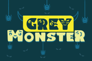 Grey Monster: A Scary But Fun Display Font