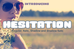 Hesitation: A Bubbly Font with Personality
