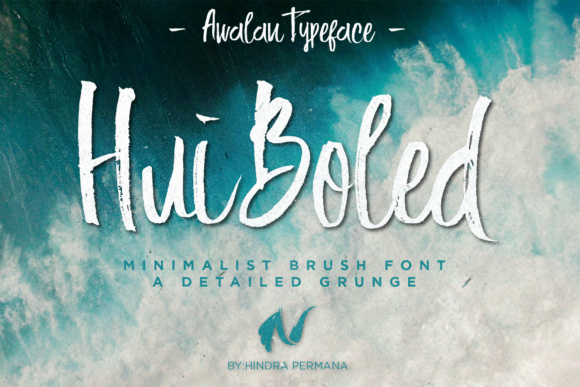 Hui Boled: A Bold and Textured Font for Modern Design