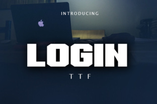 Login: A Bold Techno Font That Transforms Visual Communication