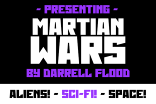 Martian Wars: The Bold Font for Sci-Fi and Action