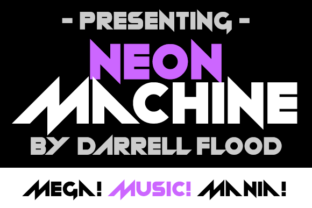 Neon Machine: A Futuristic Font for Science Fiction and Breakbeat Flyers