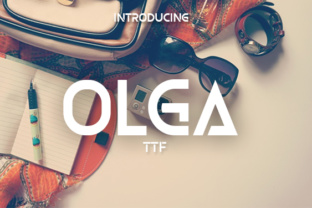 Olga: A Clean Stencil Font for Professional and Creative Workflows