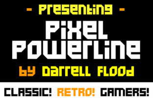 Pixel Powerline: A Bold Font for Modern Design Workflows