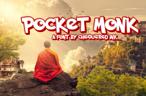 Pocket Monk: A Versatile Display Font for Modern Designers