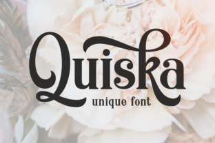 Quiska: A Stylish Serif Font for Every Need