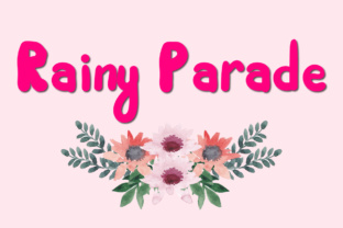 Rainy Parade: A Bold, Rugged Display Font for Impactful Design