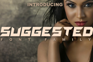 Suggested Family: A Versatile Font Collection for Bold, Striking Designs