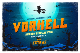 Vorhell: The Vintage Horror Font Redefining Retro Aesthetics in Modern Design