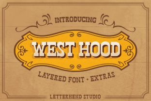 West Hood: A Classic Wild West Style Font for Designers